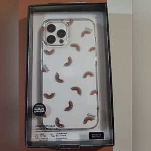 Coach Clear Case with Rainbow Design for iPhone12 ProMax New In Box